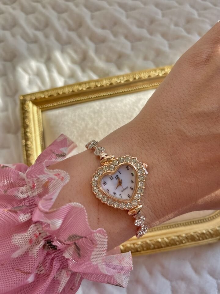 Pembe Kalp Pinterest Kalp Saat