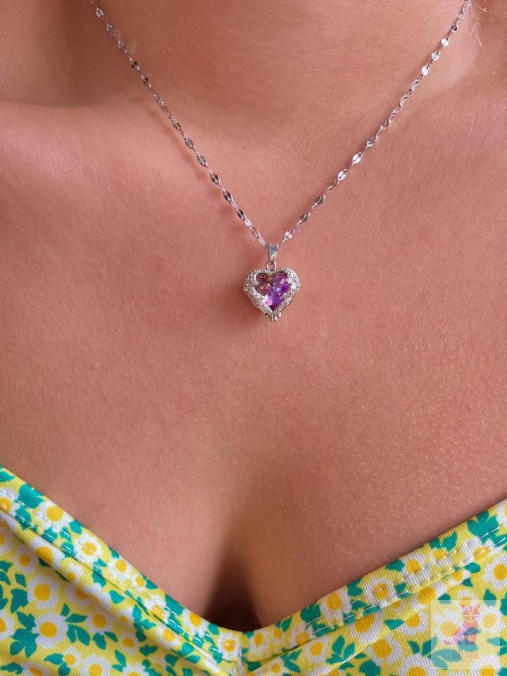 316L Çelik Okyanusun Kalbi Kolye