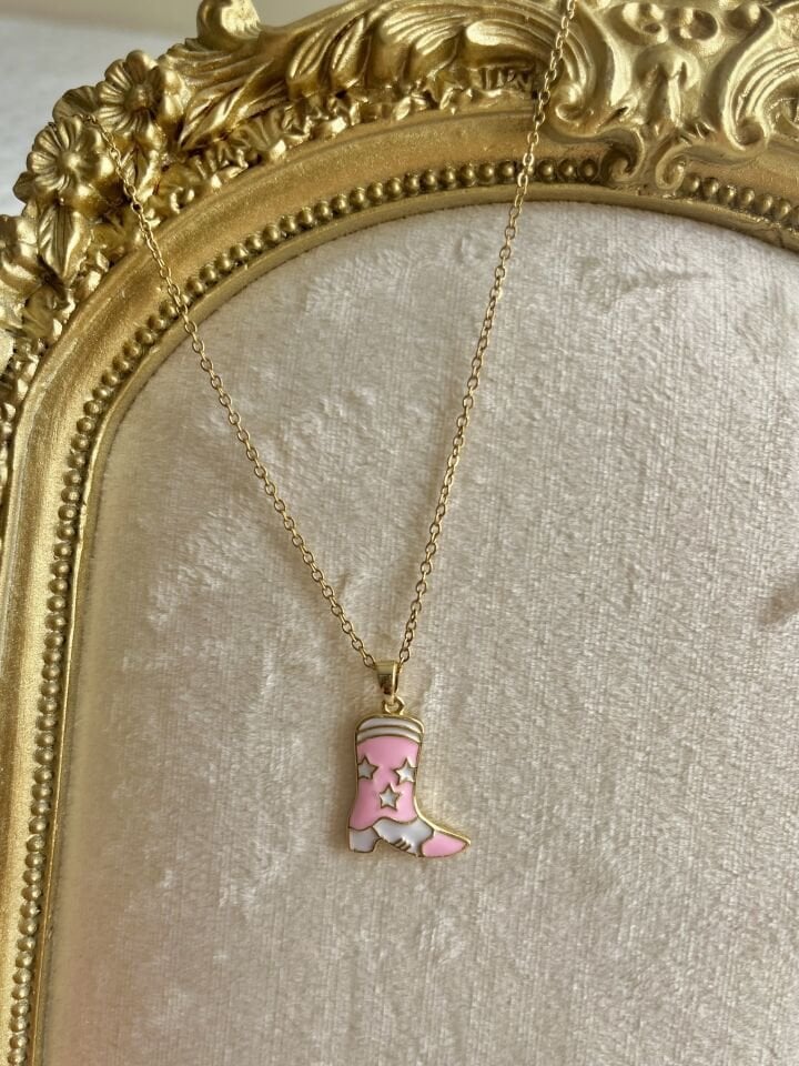 316L Çelik Ba*rbie Çizme Kolye