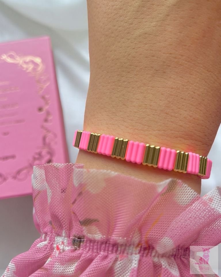 Pembe Gold Seramik Bileklik