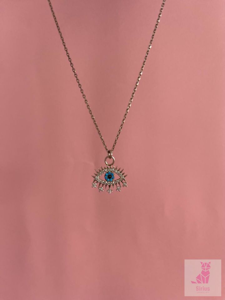 925 Ayar Gümüş Eyes Kolye