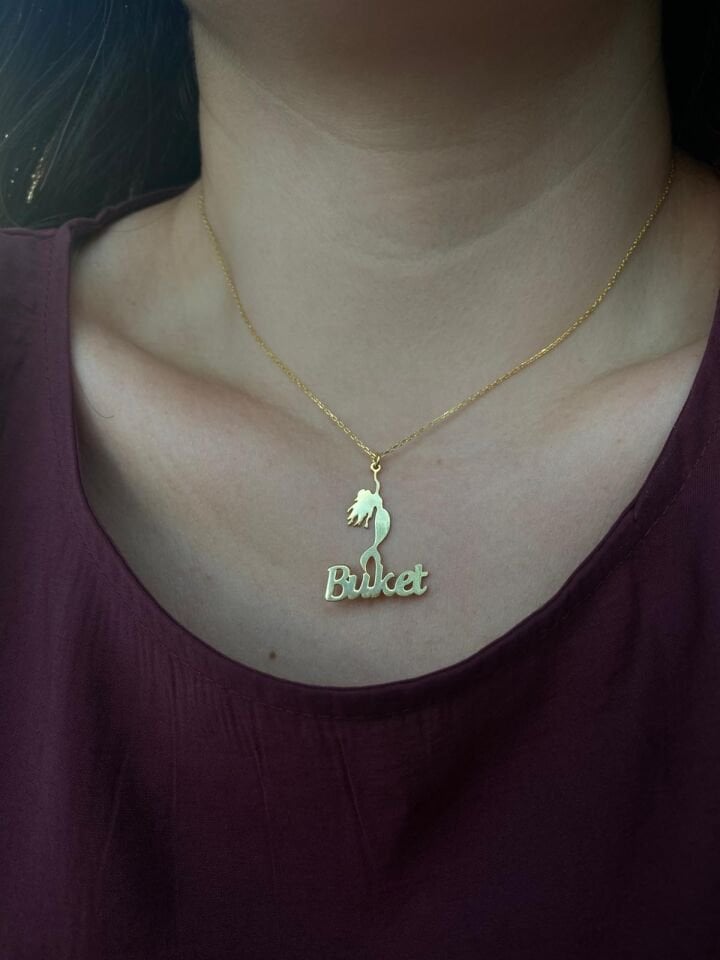 925s | Denizkızı İstediğiniz Yazdır Kolye