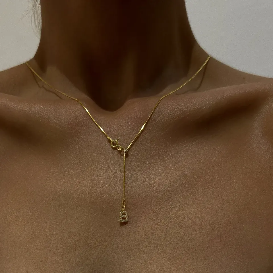 925 Gümüş | Harfini Seç Y Kolye