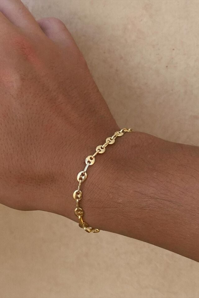 925s| Unisex Gemici Zincir Bileklik