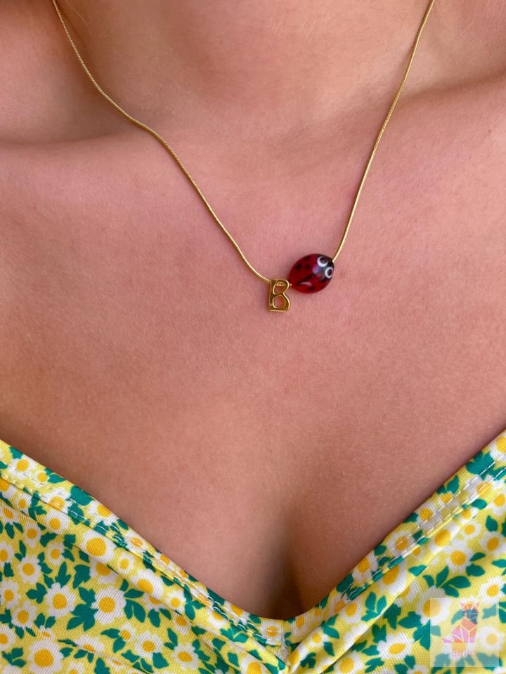 Altın Kaplama Harf Kolye