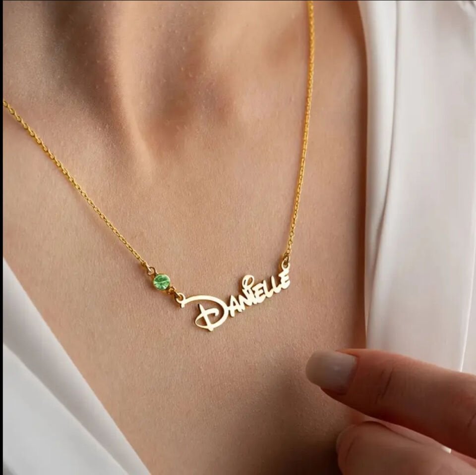 925 Gümüş | Doğum Taşını Seç İstediğini Yazdır Kolye