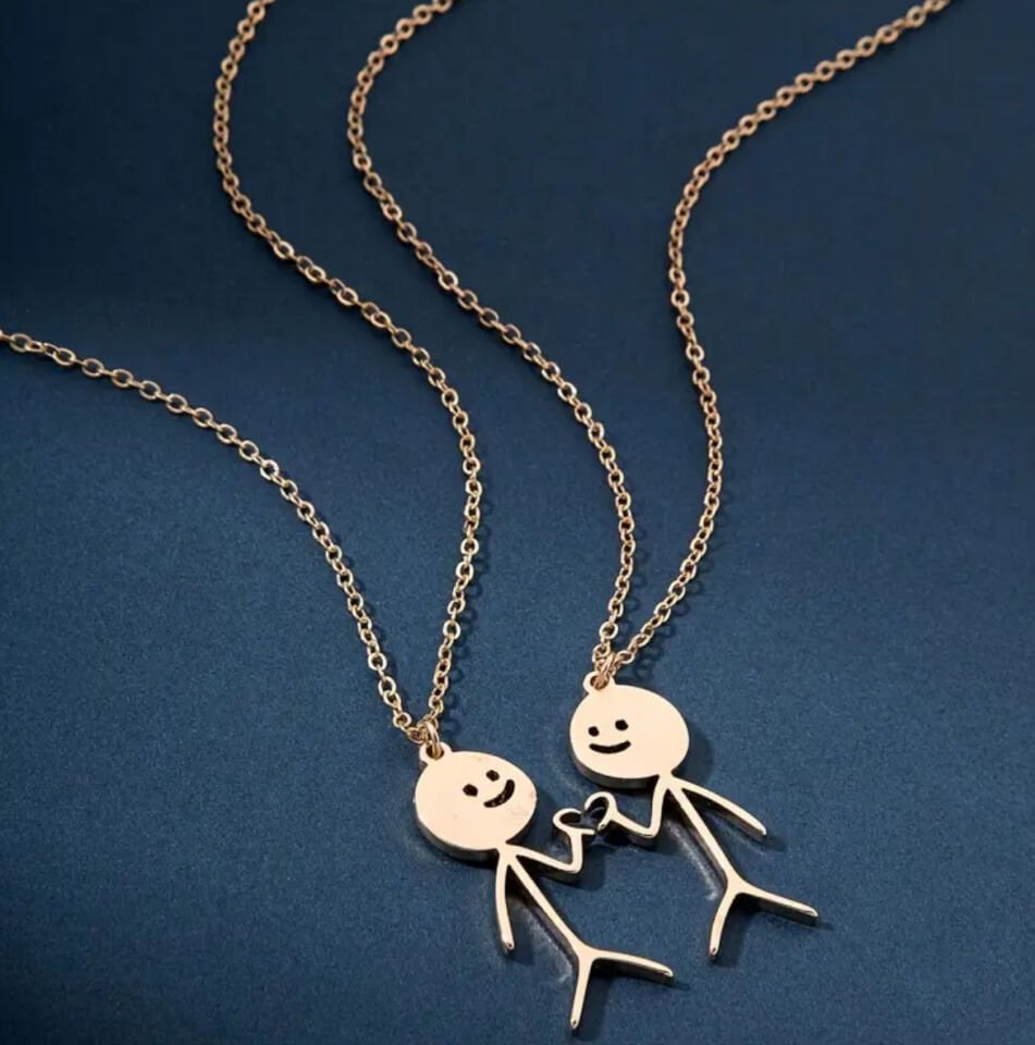 925 Gümüş | Couples Kolye