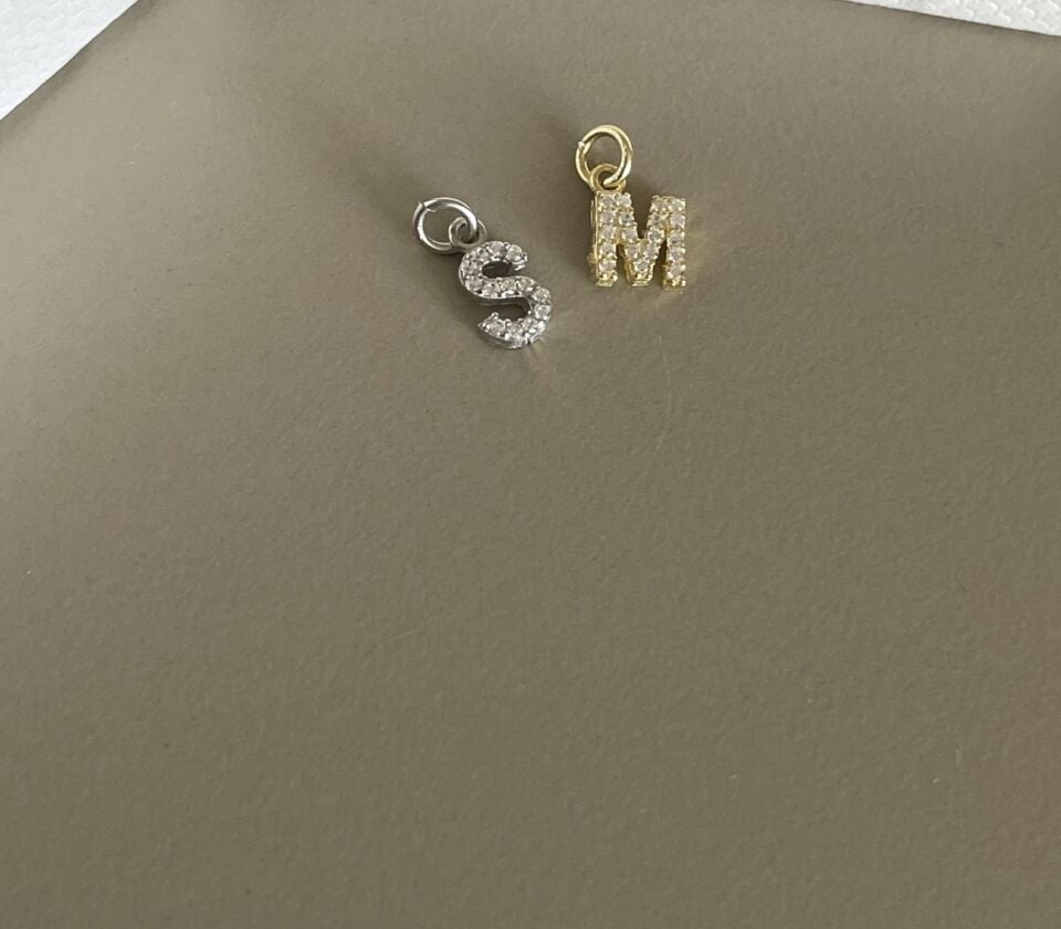 925 Gümüş | Harf Charmı