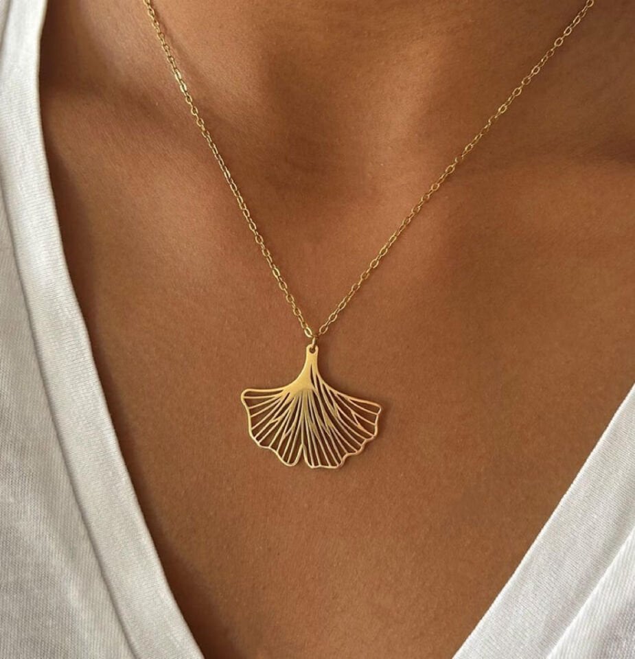 925 Gümüş | Gingko Kolye