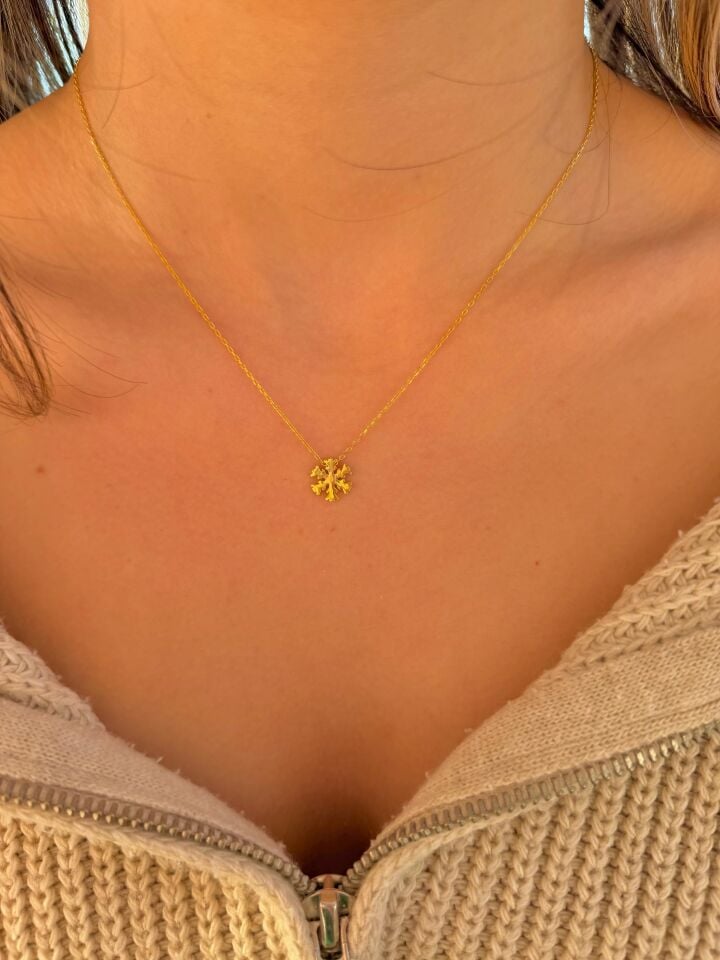 925 Gümüş | Kar Tanesi Kolye