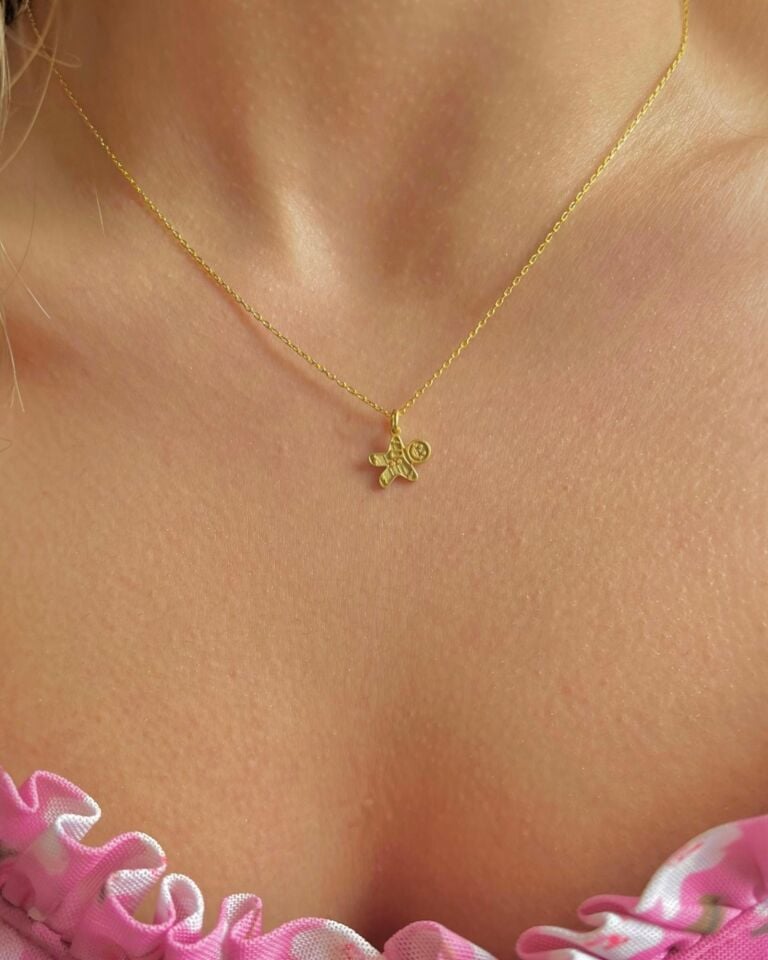 Cookie Kolye | Christmas 925 Ayar Gümüş