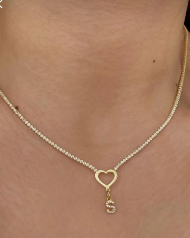 925 Gümüş | Kişiye Özel Harfine Seç Suyolu Kolye