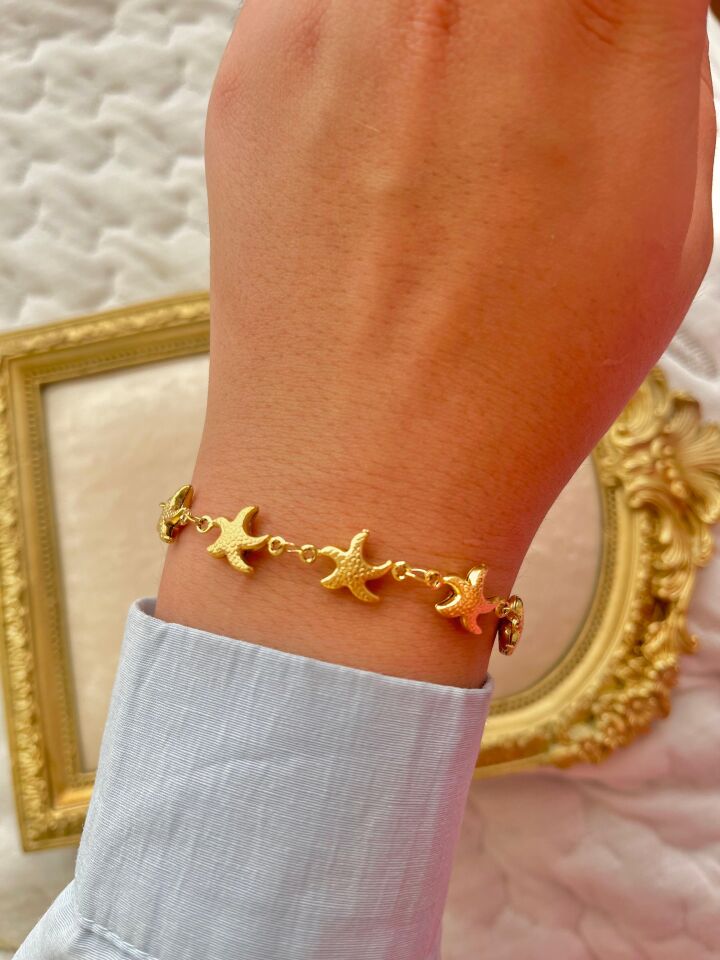 316L Çelik Deniz Yıldızı Bileklik