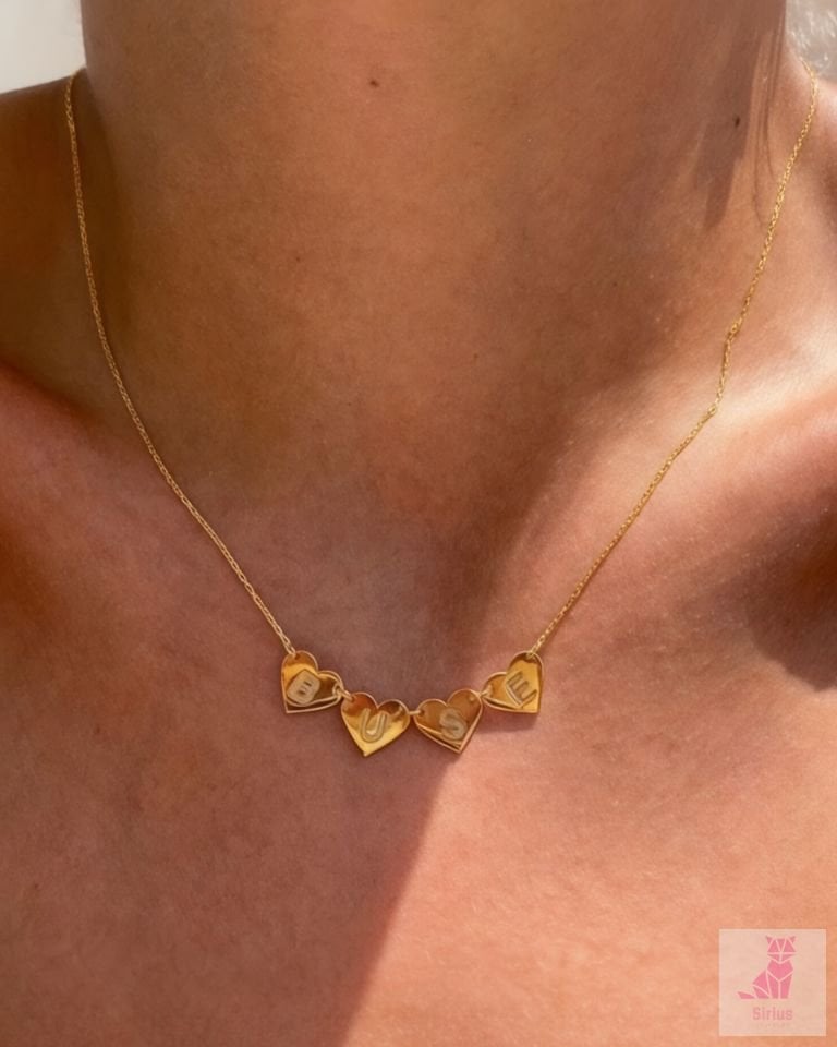 Heart İsimli Kolye | 925 Ayar Gümüş