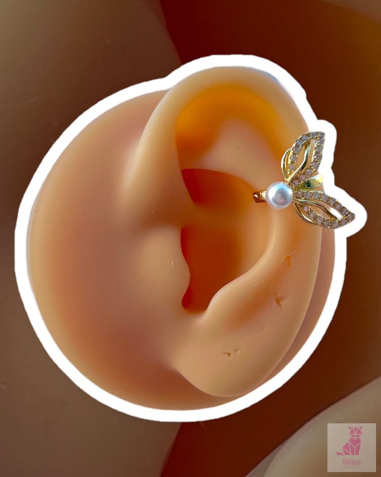 316L Çelik Denizkızı Earcuff Küpe