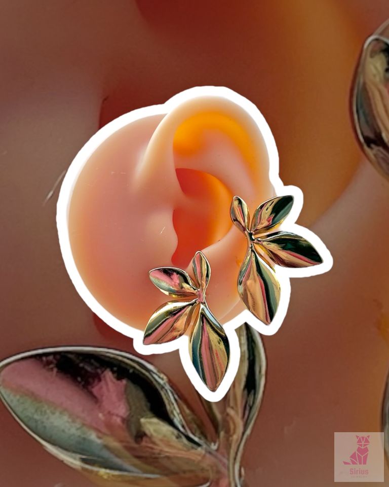 316L Çelik Lotus Küpe