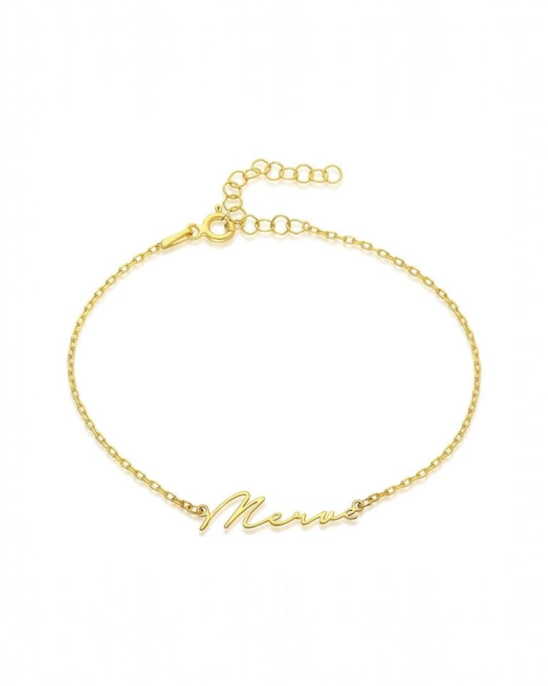 925 Ayar Gümüş İsim Bileklik