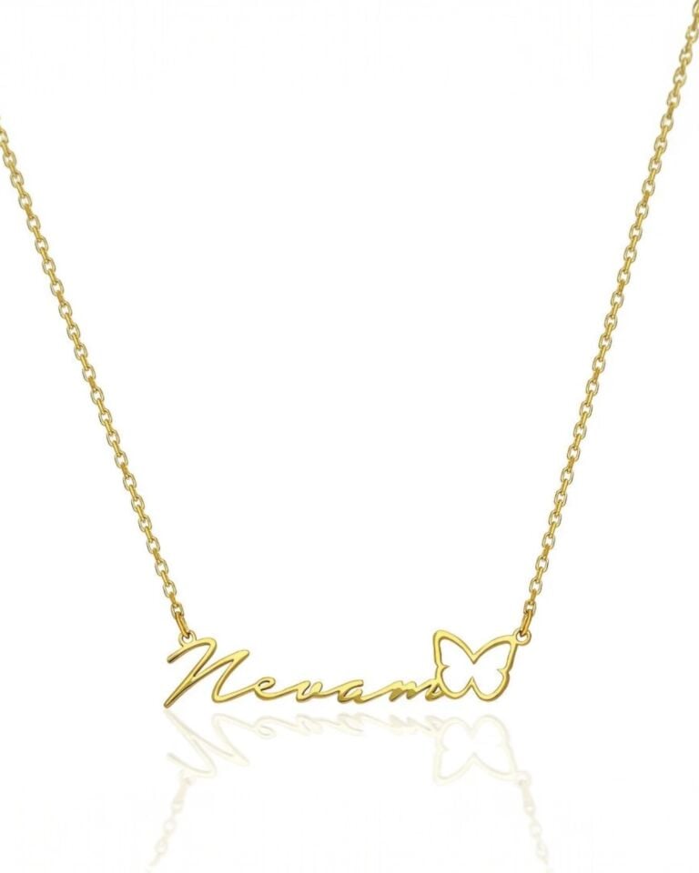 925 Gümüş | Kelebek İsimli Kolyesi