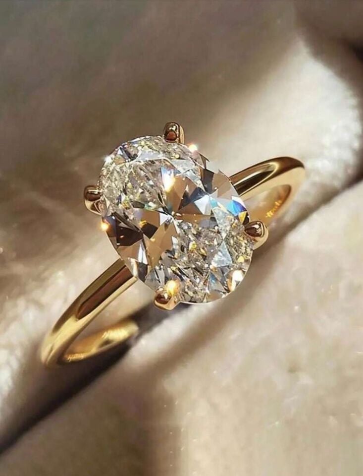 925 Gümüş |  Ayarlanabilir Tektaş Yüzük