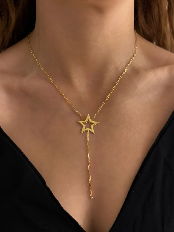 925 Gümüş | Star Y Kolye