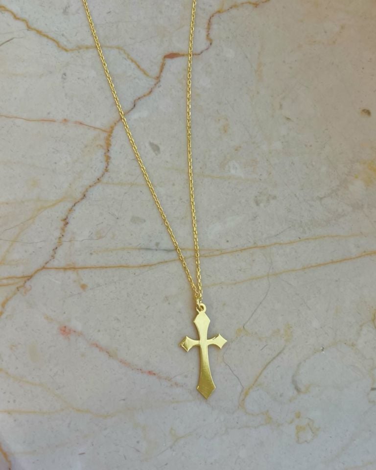 925 Ayar Gümüş Haç Kolye