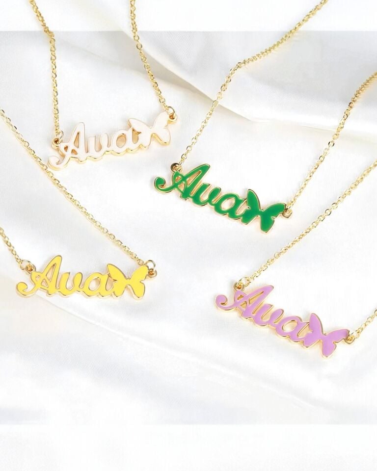 925 Gümüş | Mineli İsim Kolye