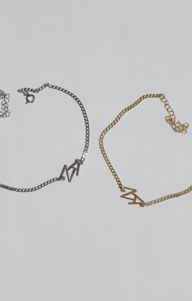 925 Ayar Gümüş Çift Bilekliği